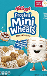 Frosted Mini Wheats Cinnamon Roll