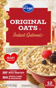 Kroger Oatmeal Packet