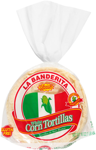 La Banderita White Corn Tortillas