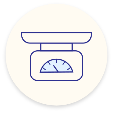Scale Blue Icon